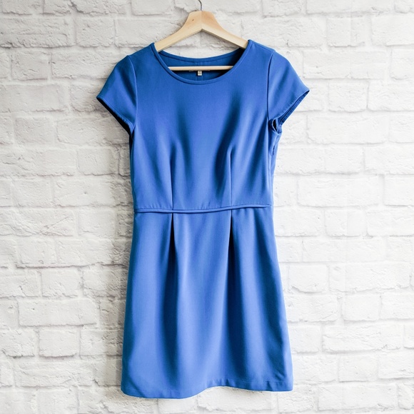Madewell Tailored Minidress in Blue - Picture 3 of 8